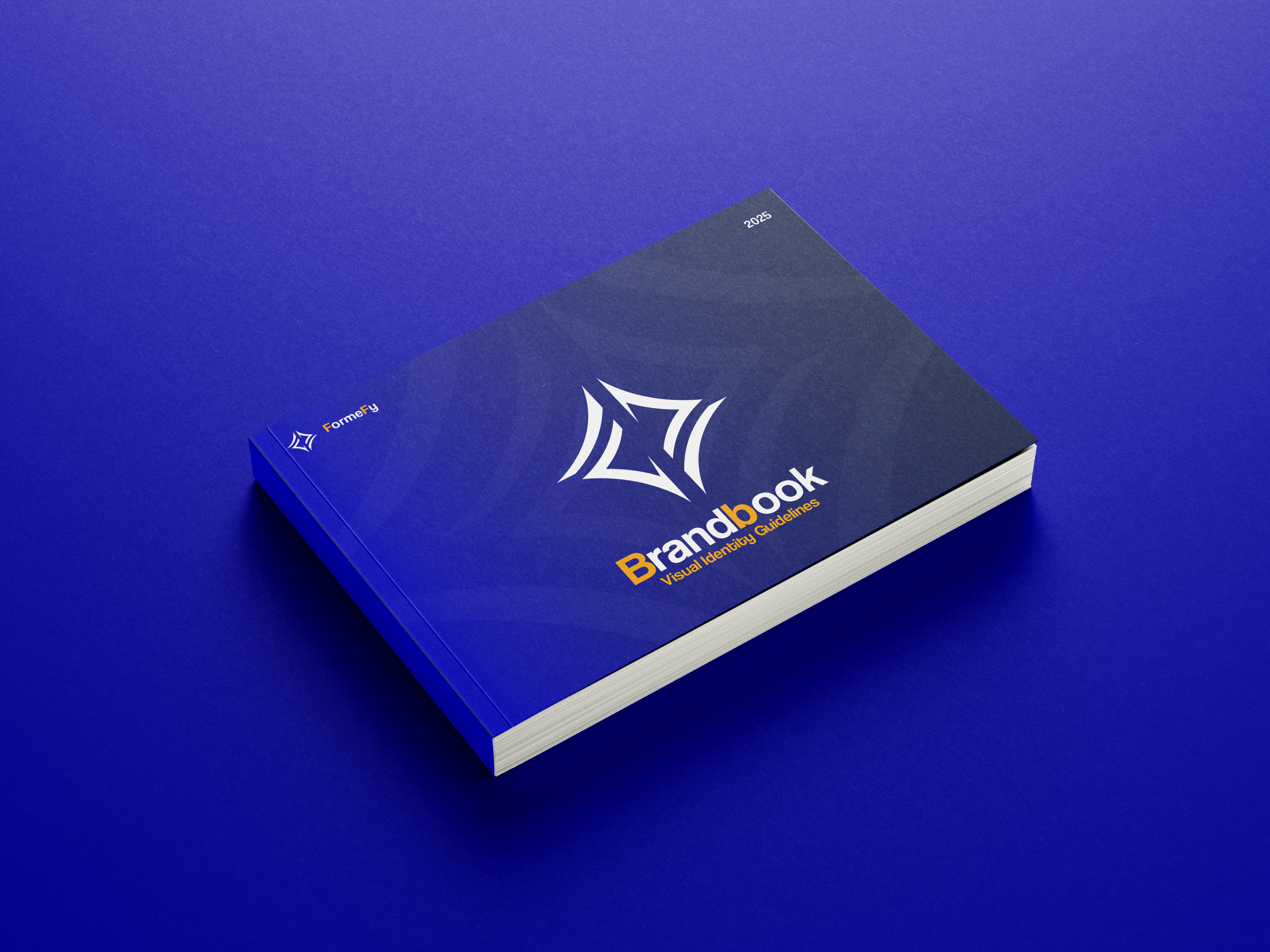 FormeFy – mockup brandbook copertina
