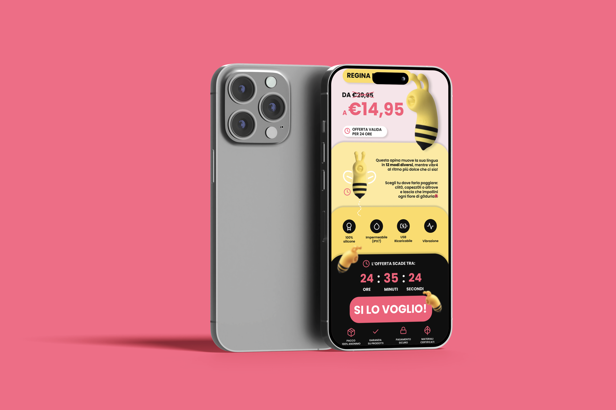 My Secret Case – mockup smartphone